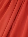 Ruched Long-Sleeve Floor-Length Dress